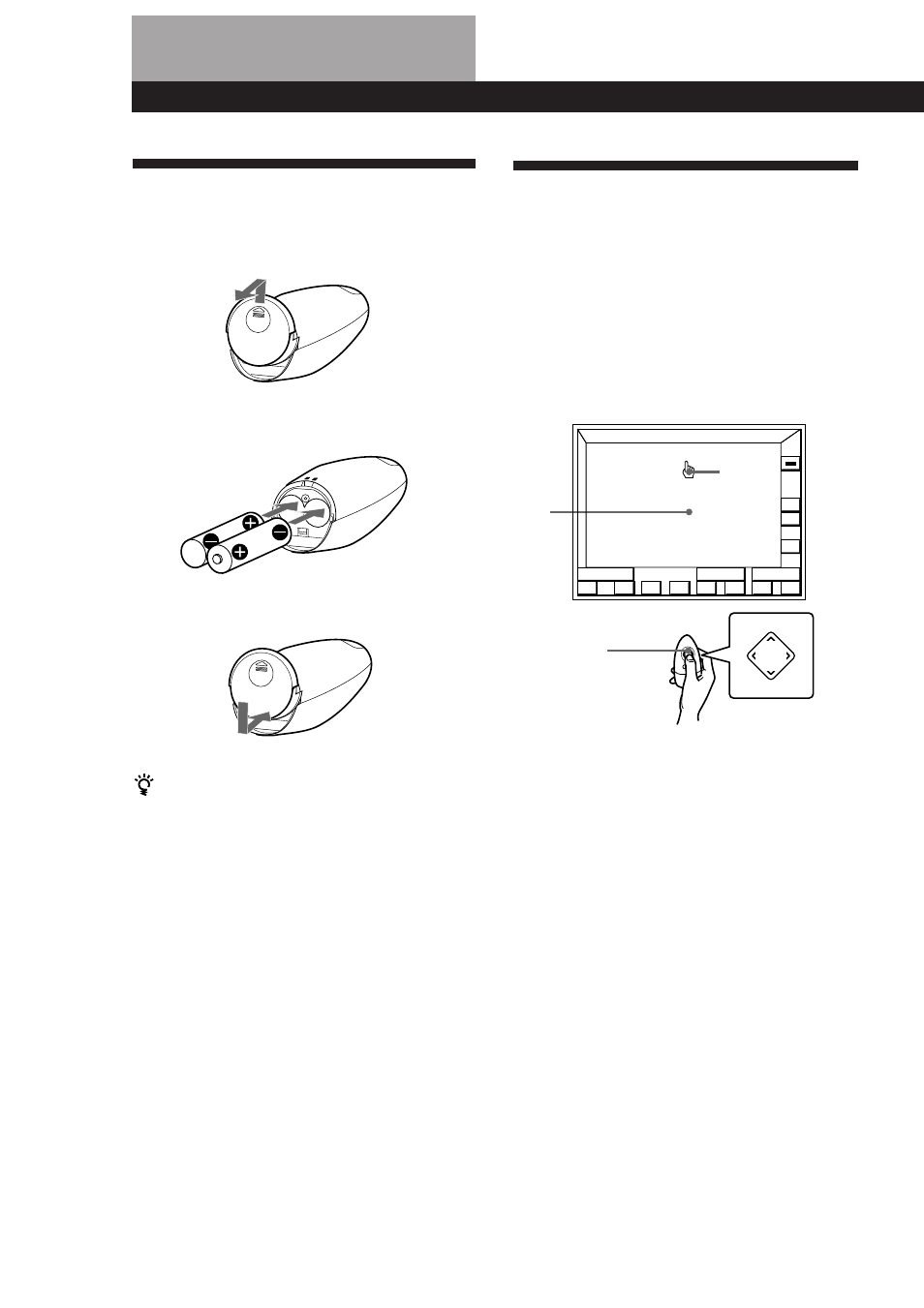 Inserting batteries into the remote, How to use the remote, Preparing and using the remote | Battery life | Sony TA-VE800G User Manual | Page 12 / 181