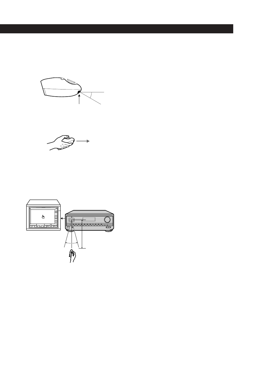 Preparação e utilização do telecomando, Sugestões acerca do manuseamento do telecomando | Sony TA-VE800G User Manual | Page 148 / 181