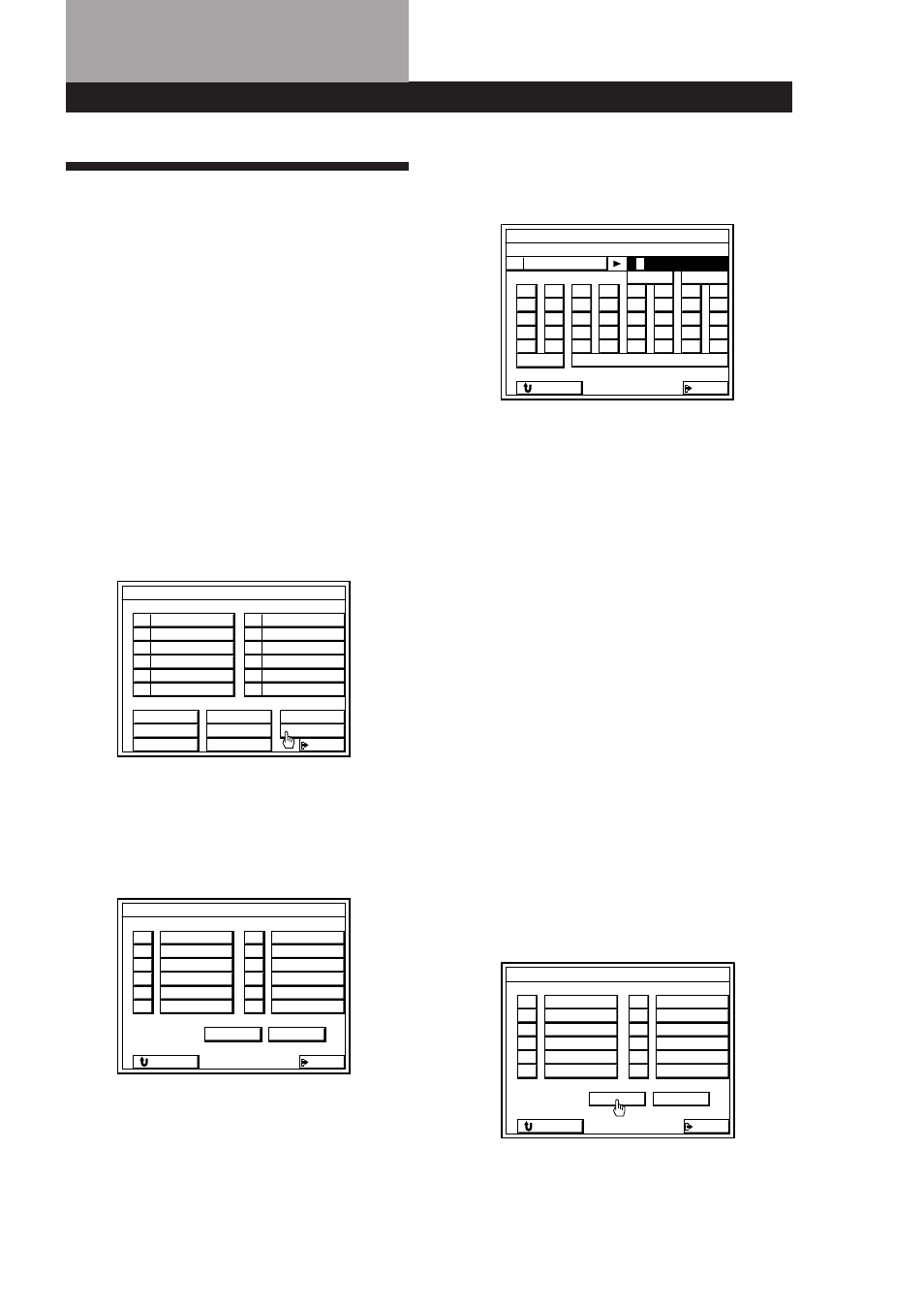 Utilização das funções index, Operações avançadas, Continua...) | Sony TA-VE800G User Manual | Page 166 / 181