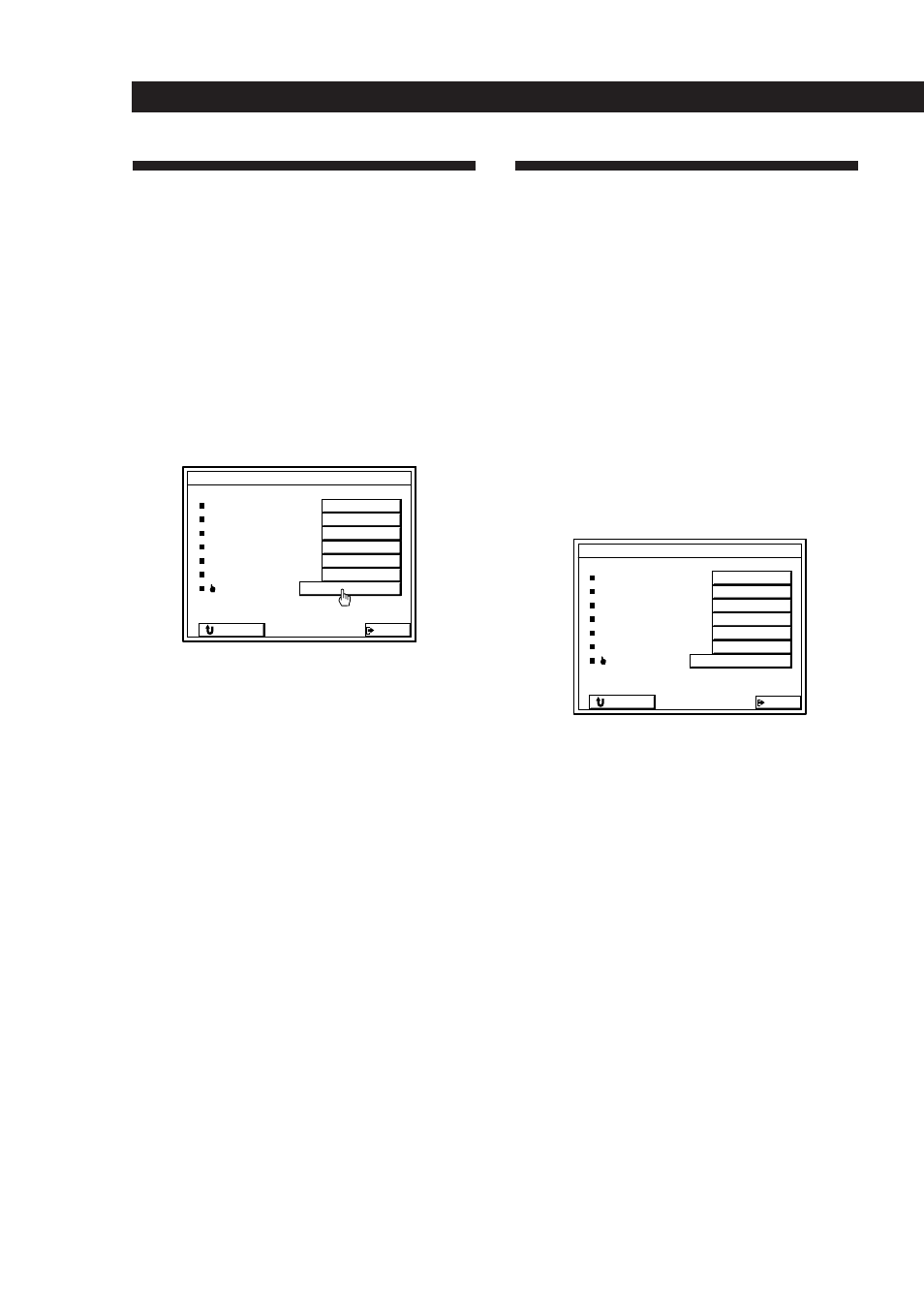 Adjusting the sensitivity of the remote, Selecting the display parameters, Settings and adjustments | Sony TA-VE800G User Manual | Page 38 / 181