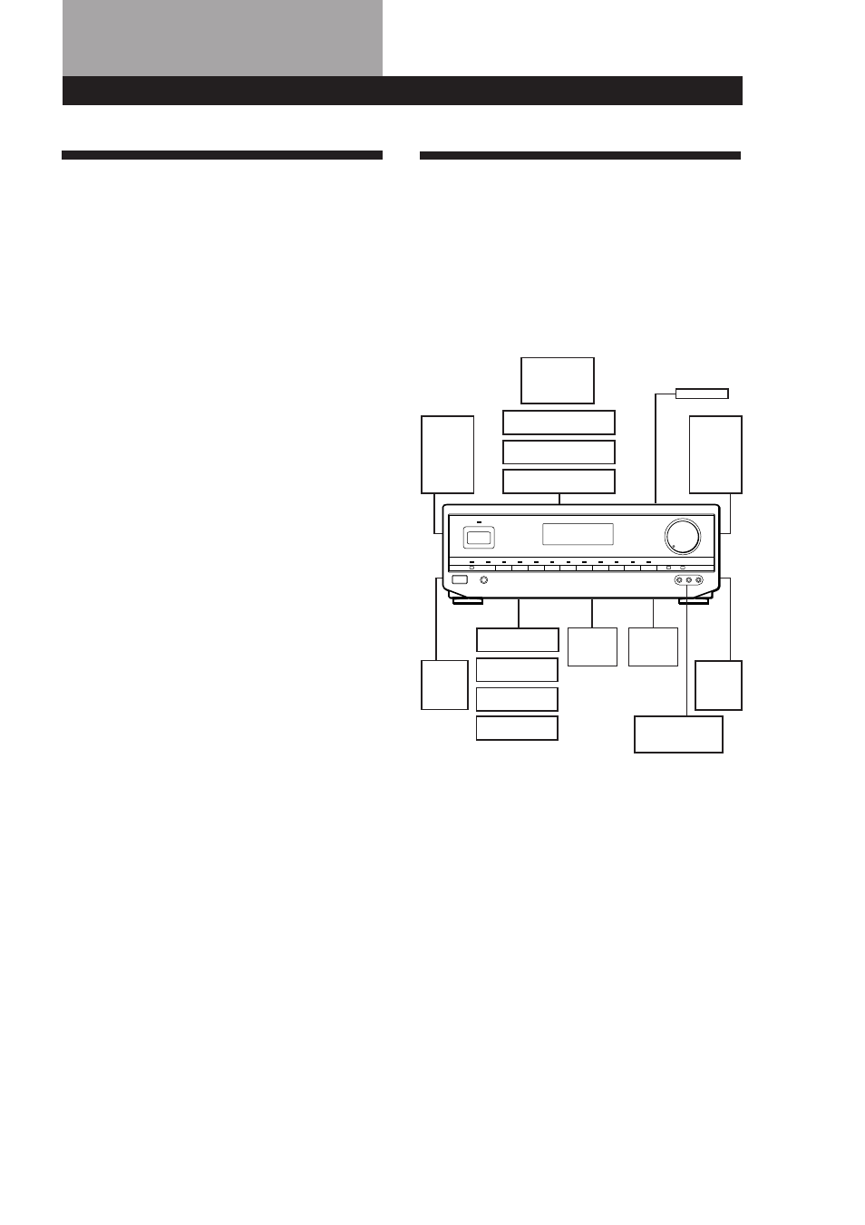 Unpacking, Hookup overview, Getting started | Before you get started | Sony TA-VE800G User Manual | Page 7 / 181