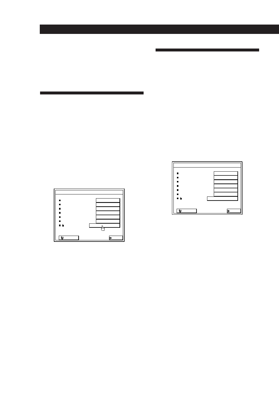 Réglage de la sensibilité de la télécommande, Sélection des paramètres d’affichage, Réglages et ajustements | Sony TA-VE800G User Manual | Page 83 / 181