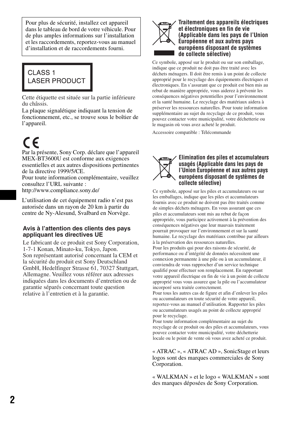 Sony Bluetooth 3-299-319-12 (1) User Manual | Page 64 / 164