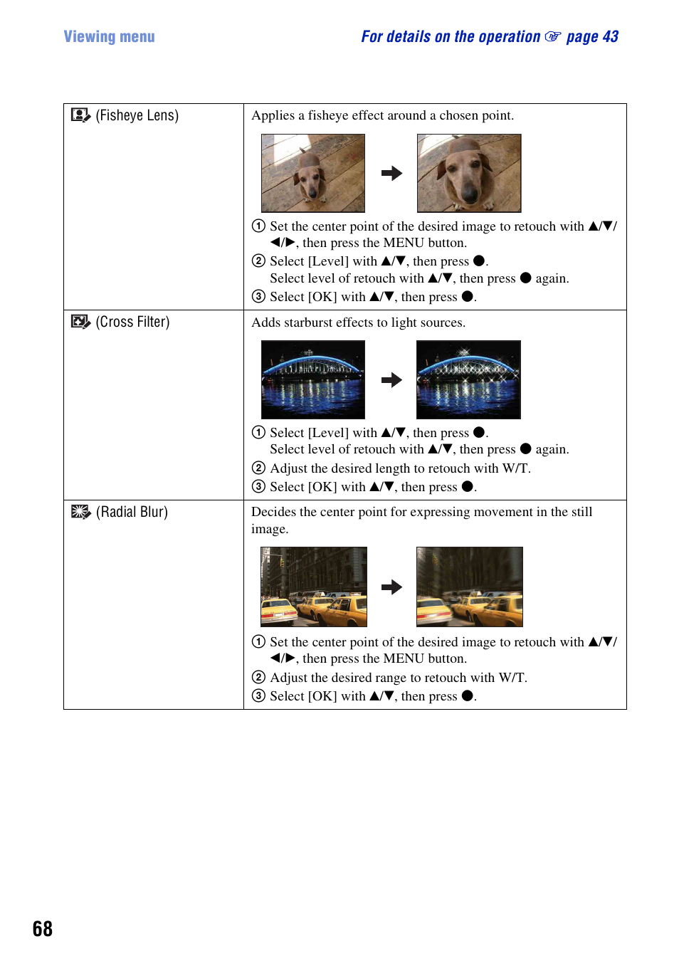 Sony Cyber-shot 3-294-896-12(1) User Manual | Page 68 / 138