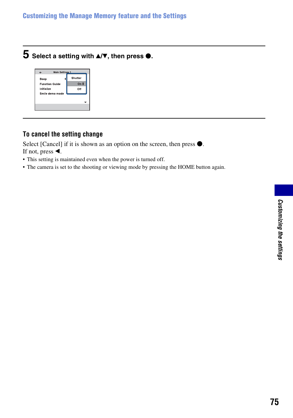 Sony Cyber-shot 3-294-896-12(1) User Manual | Page 75 / 138