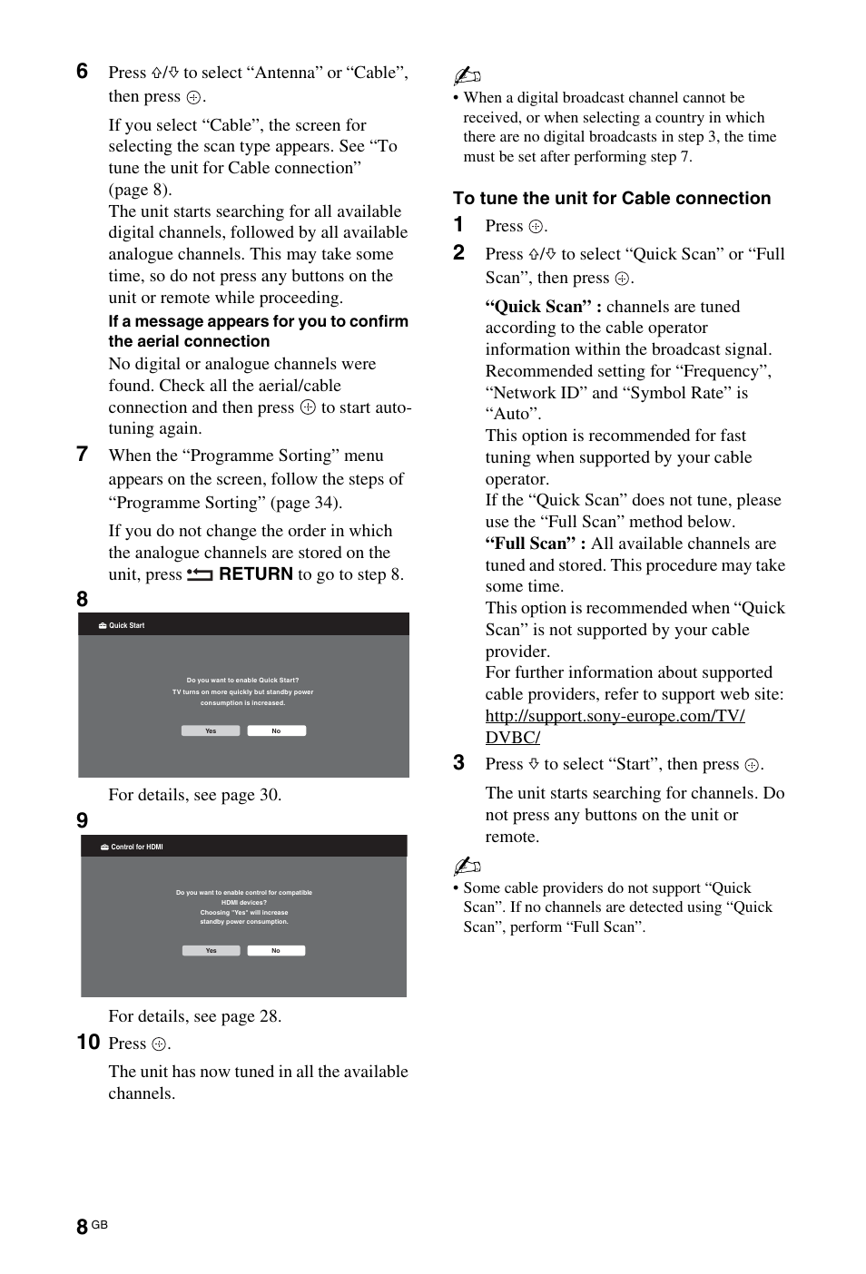 Sony BRAVIA 4-115-568-13(1) User Manual | Page 8 / 51