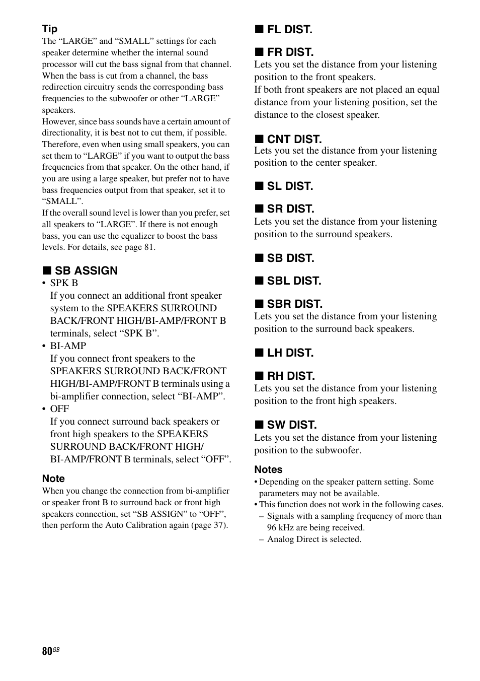 Sony STR-DH810 User Manual | Page 80 / 104