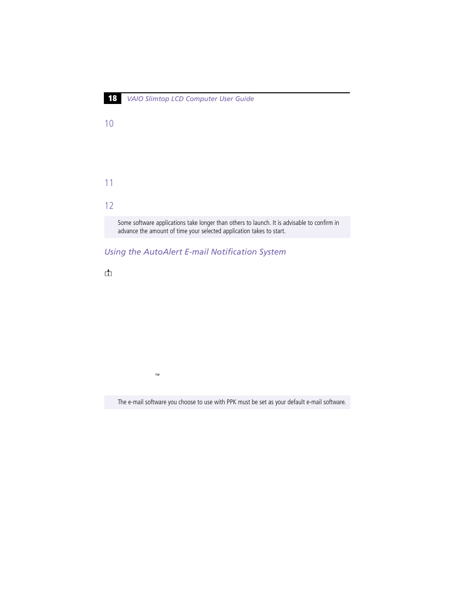 Using the autoalert e-mail notification system | Sony PCV-L620 User Manual | Page 22 / 52