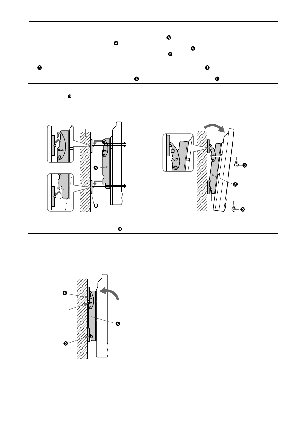 Schritt 7: einstellen der neigungsspannung | Sony SU-WTS1 User Manual | Page 16 / 68