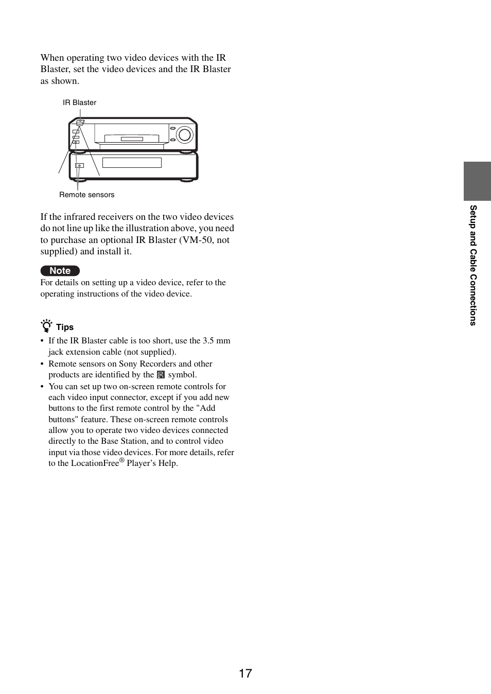 Sony LF-V30 User Manual | Page 17 / 42