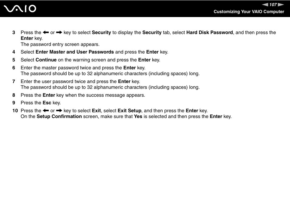 Sony VGN-SZ200 User Manual | Page 107 / 224