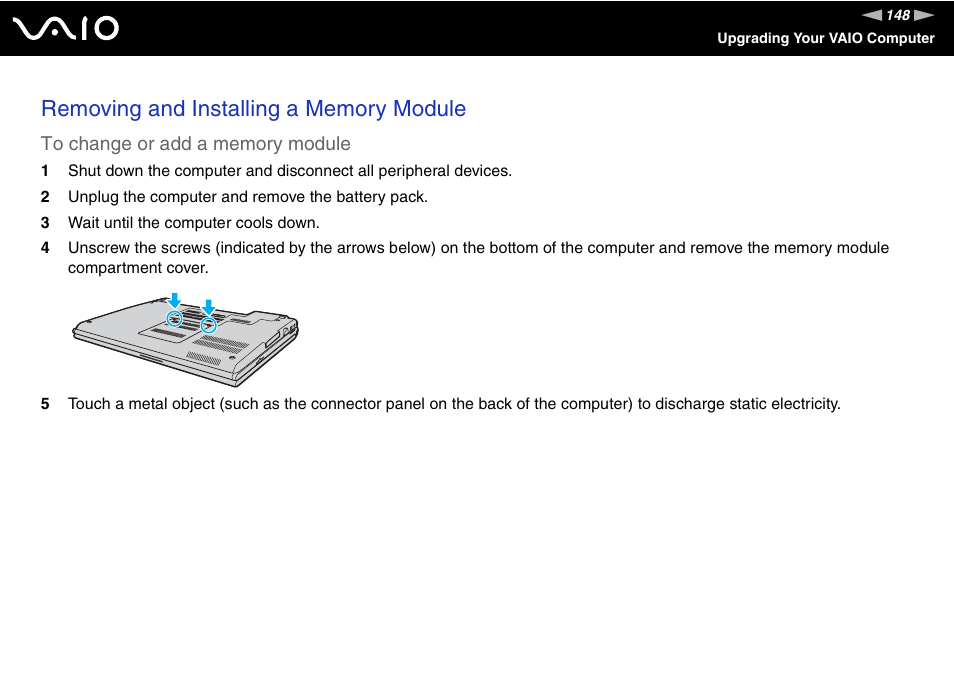 Sony VGN-SZ200 User Manual | Page 148 / 224