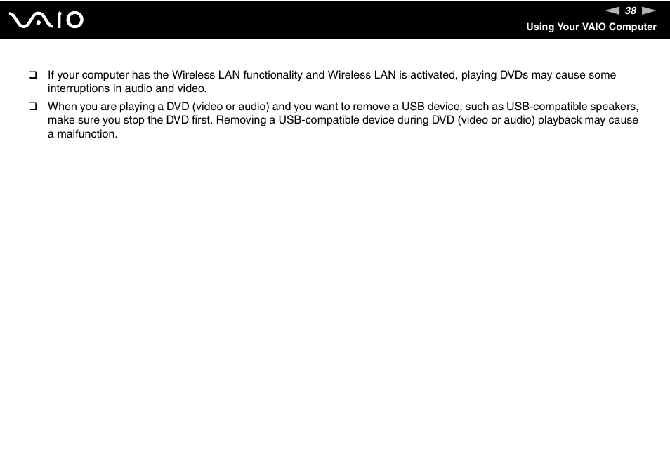 Sony VGN-SZ200 User Manual | Page 38 / 224