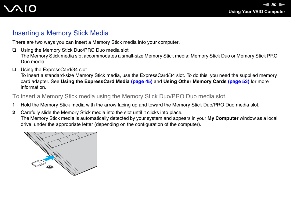 Sony VGN-SZ200 User Manual | Page 50 / 224