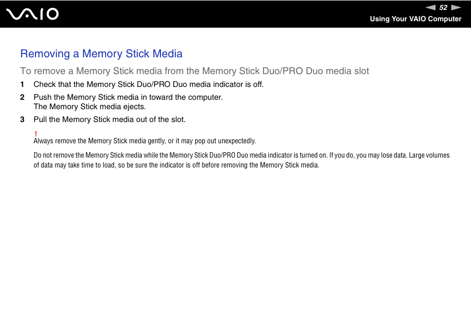 Sony VGN-SZ200 User Manual | Page 52 / 224