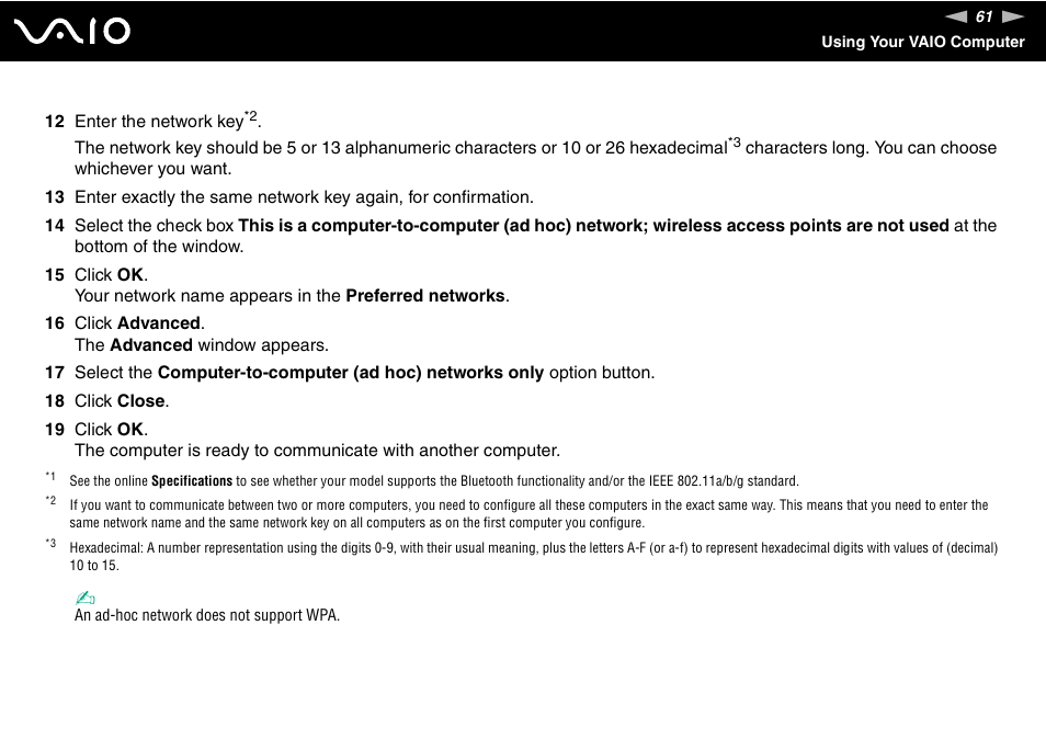 Sony VGN-SZ200 User Manual | Page 61 / 224