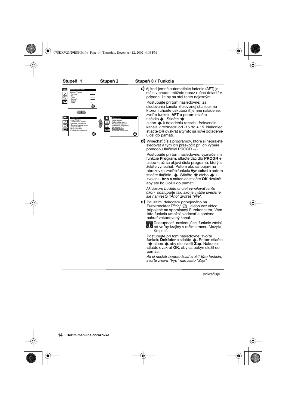 Sony KV-25RE10K User Manual | Page 134 / 142