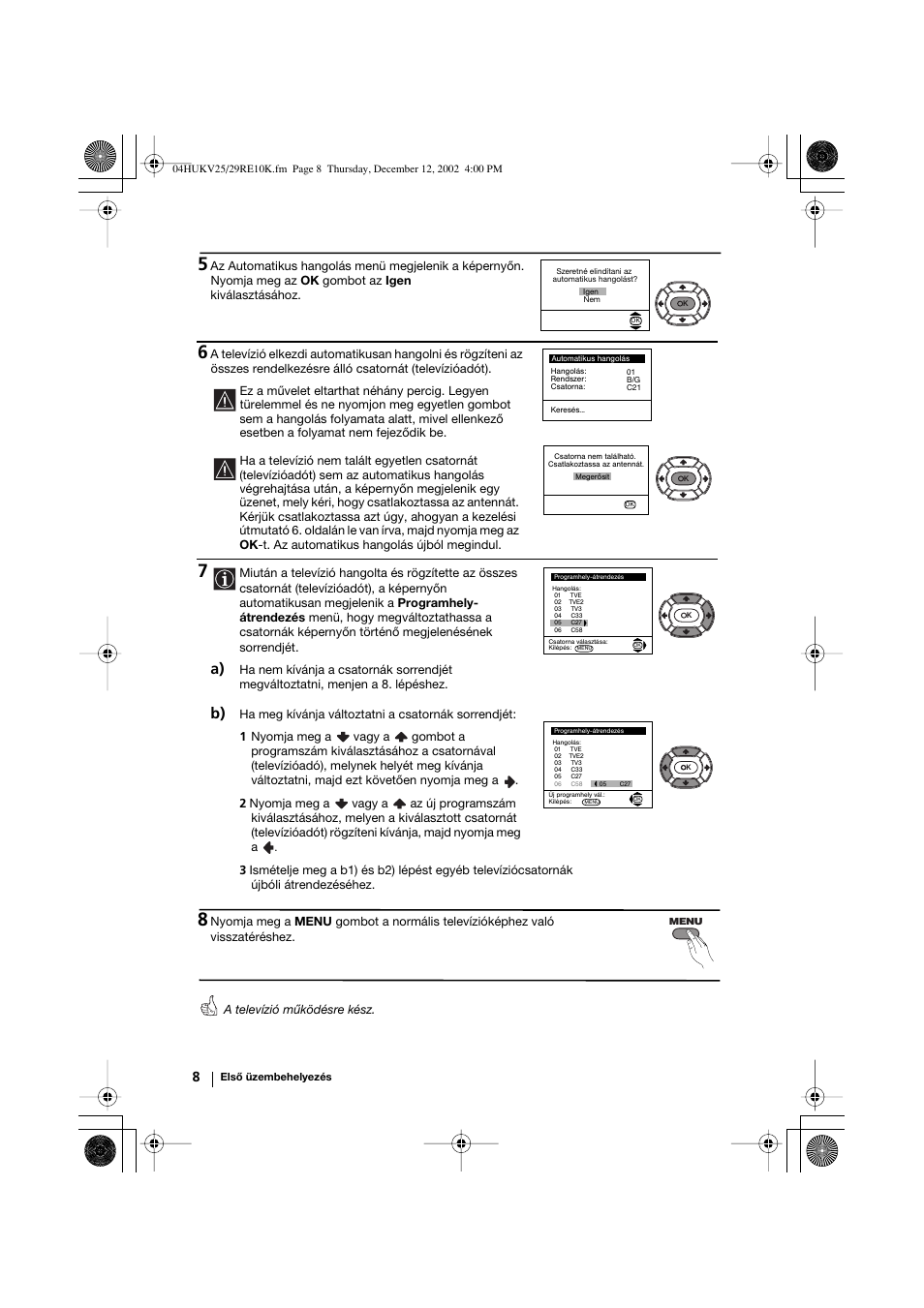 Sony KV-25RE10K User Manual | Page 68 / 142