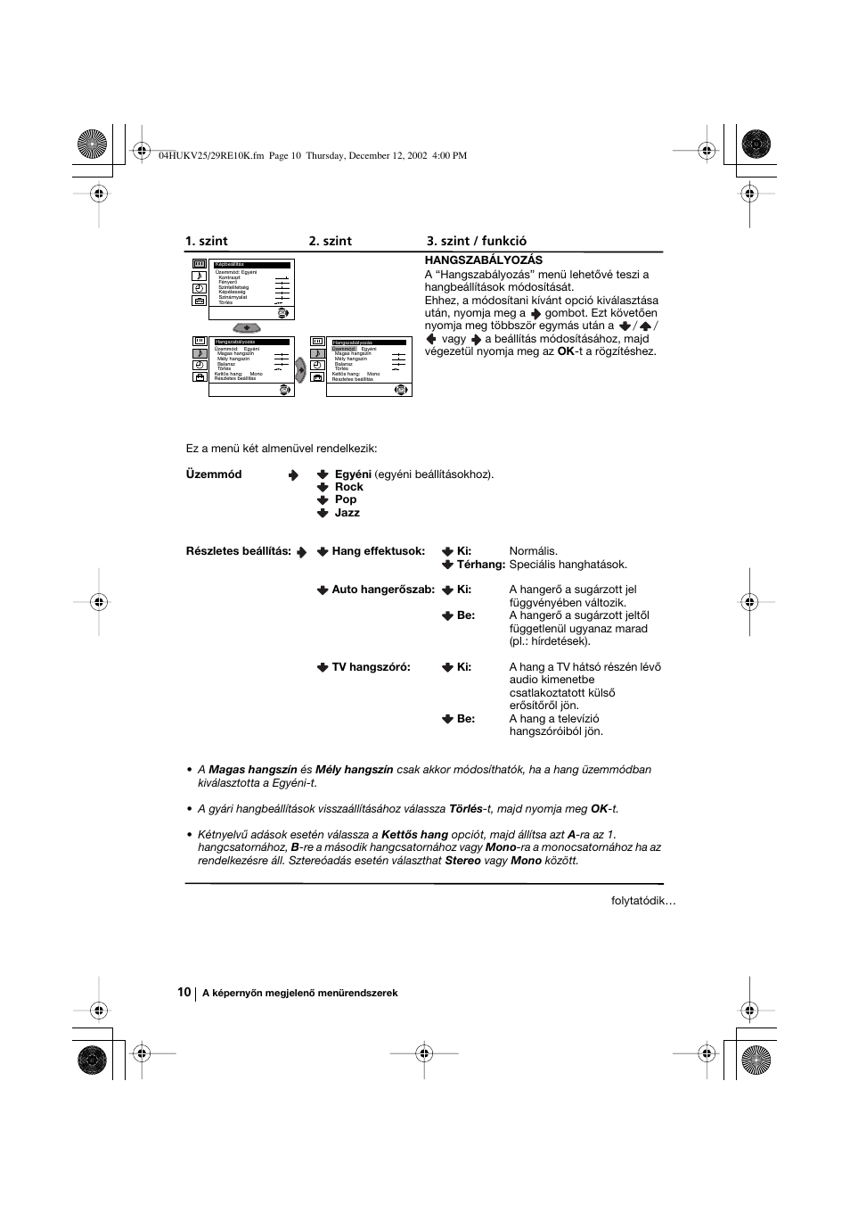 Sony KV-25RE10K User Manual | Page 70 / 142