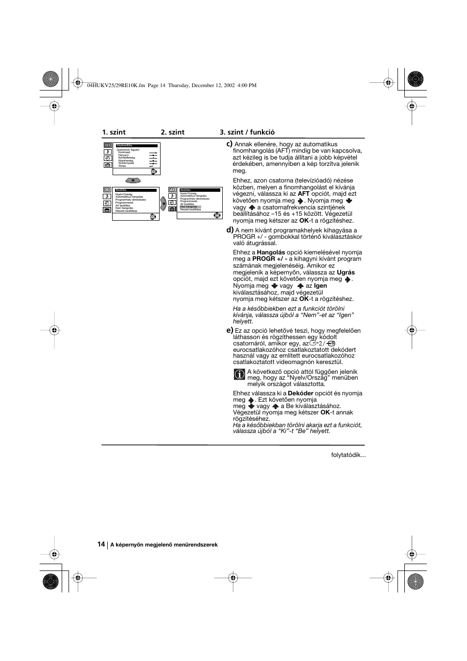 Sony KV-25RE10K User Manual | Page 74 / 142