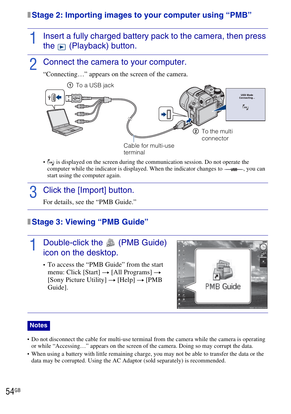 Sony Cyber-shot DSC-HX1 User Manual | Page 54 / 76