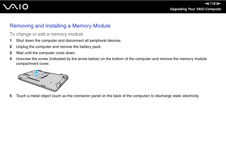 Sony VGN-C100 User Manual | Page 116 / 192