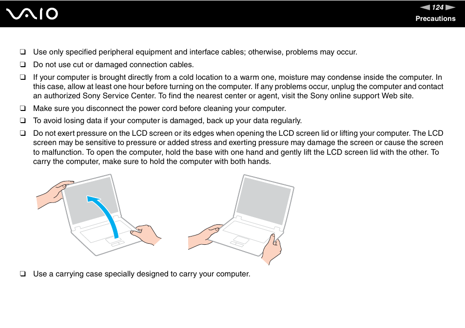 Sony VGN-C100 User Manual | Page 124 / 192