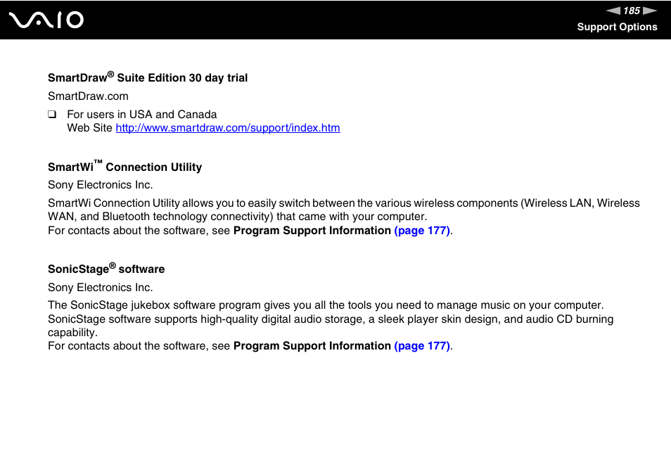 Sony VGN-C100 User Manual | Page 185 / 192