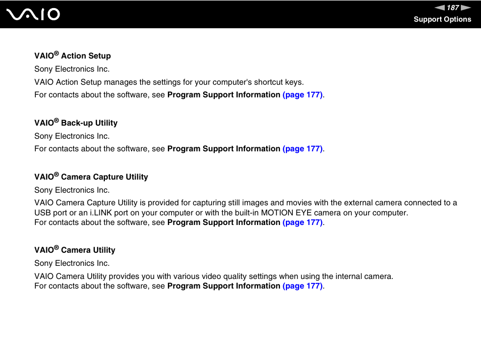 Sony VGN-C100 User Manual | Page 187 / 192