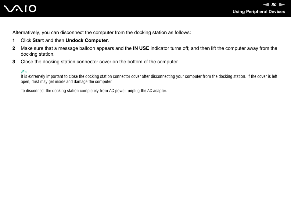 Sony VGN-C100 User Manual | Page 80 / 192