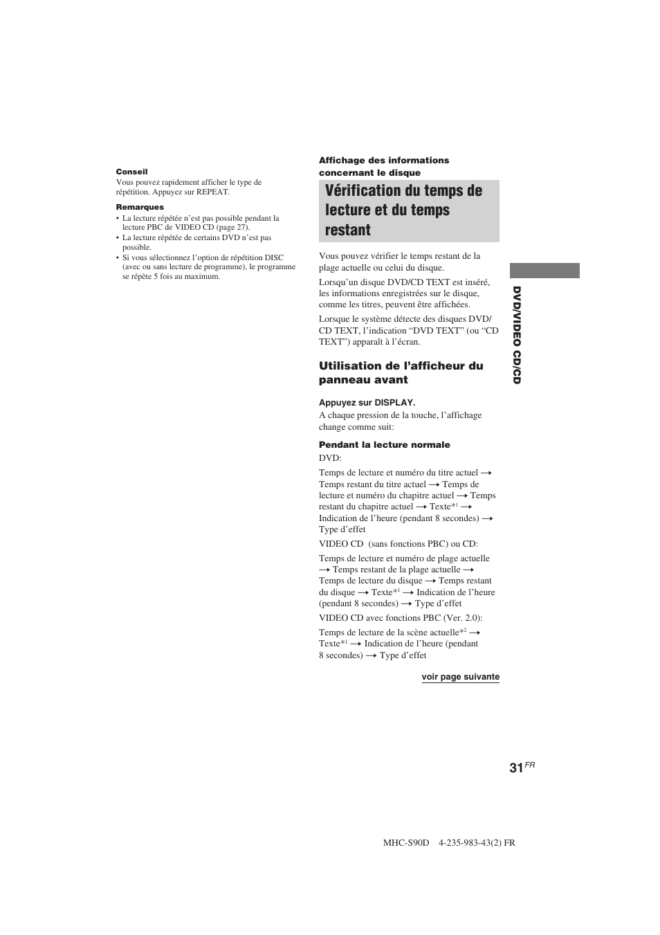 Sony MHC-S90D User Manual | Page 107 / 228