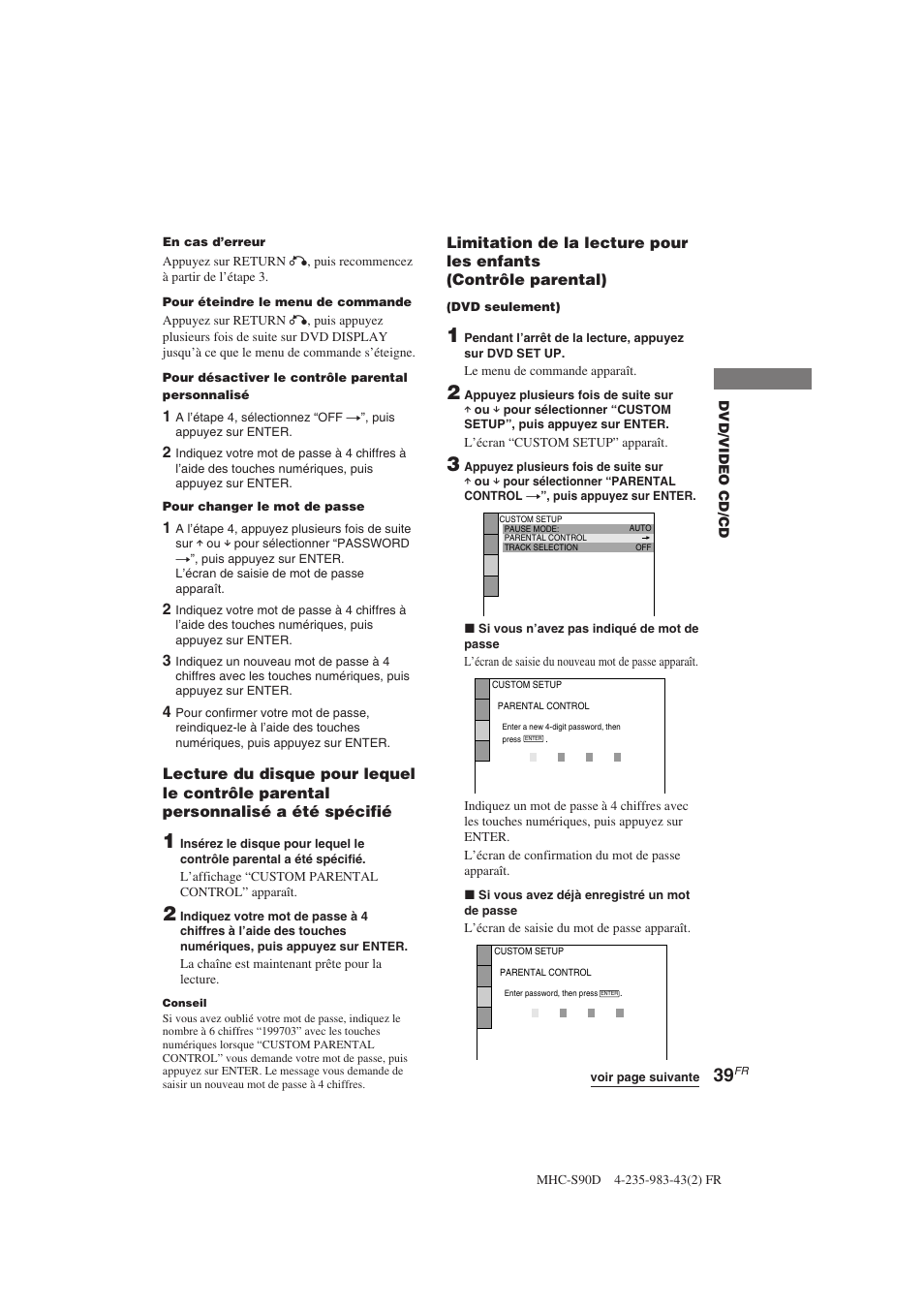 Sony MHC-S90D User Manual | Page 115 / 228