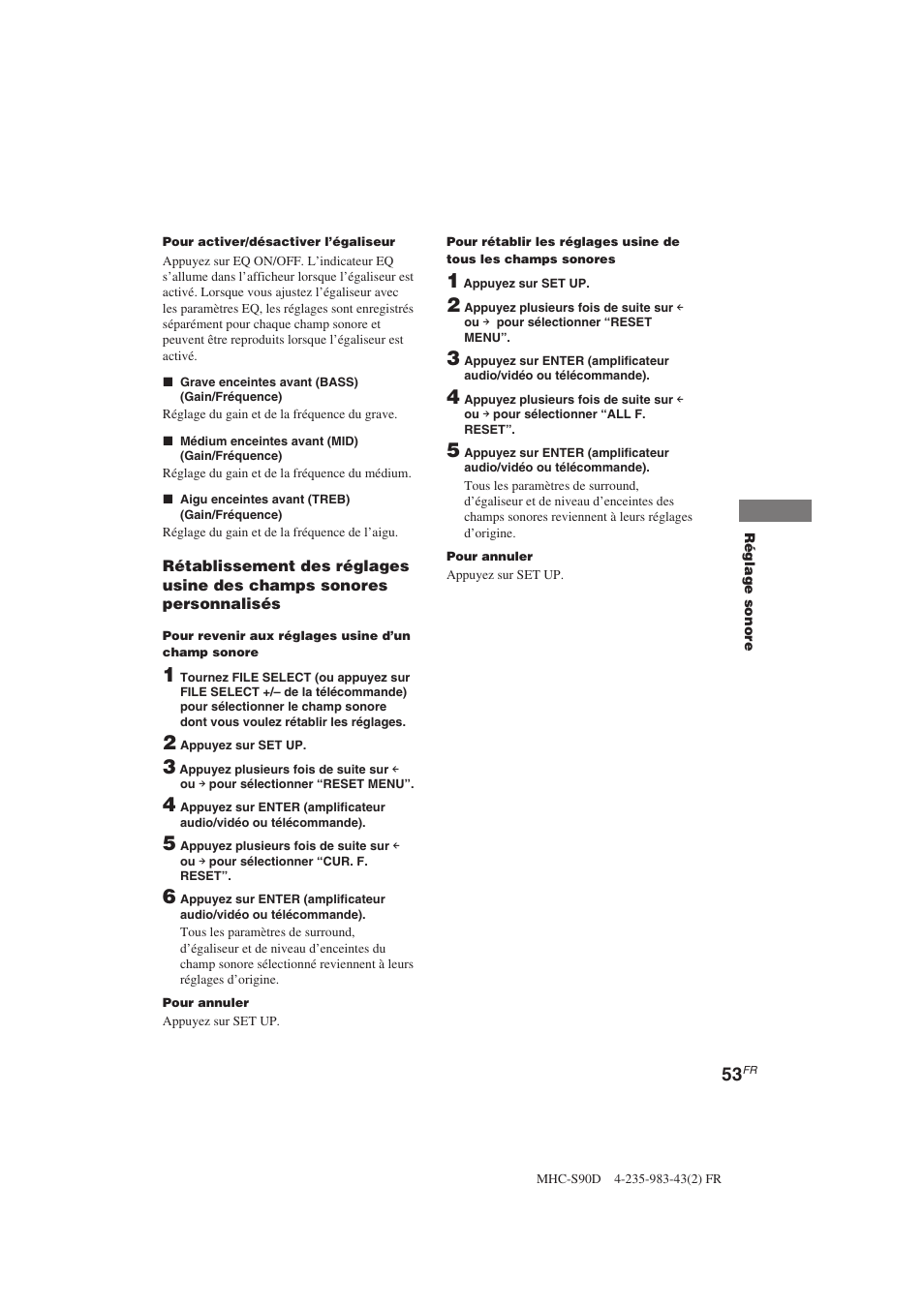 Sony MHC-S90D User Manual | Page 129 / 228