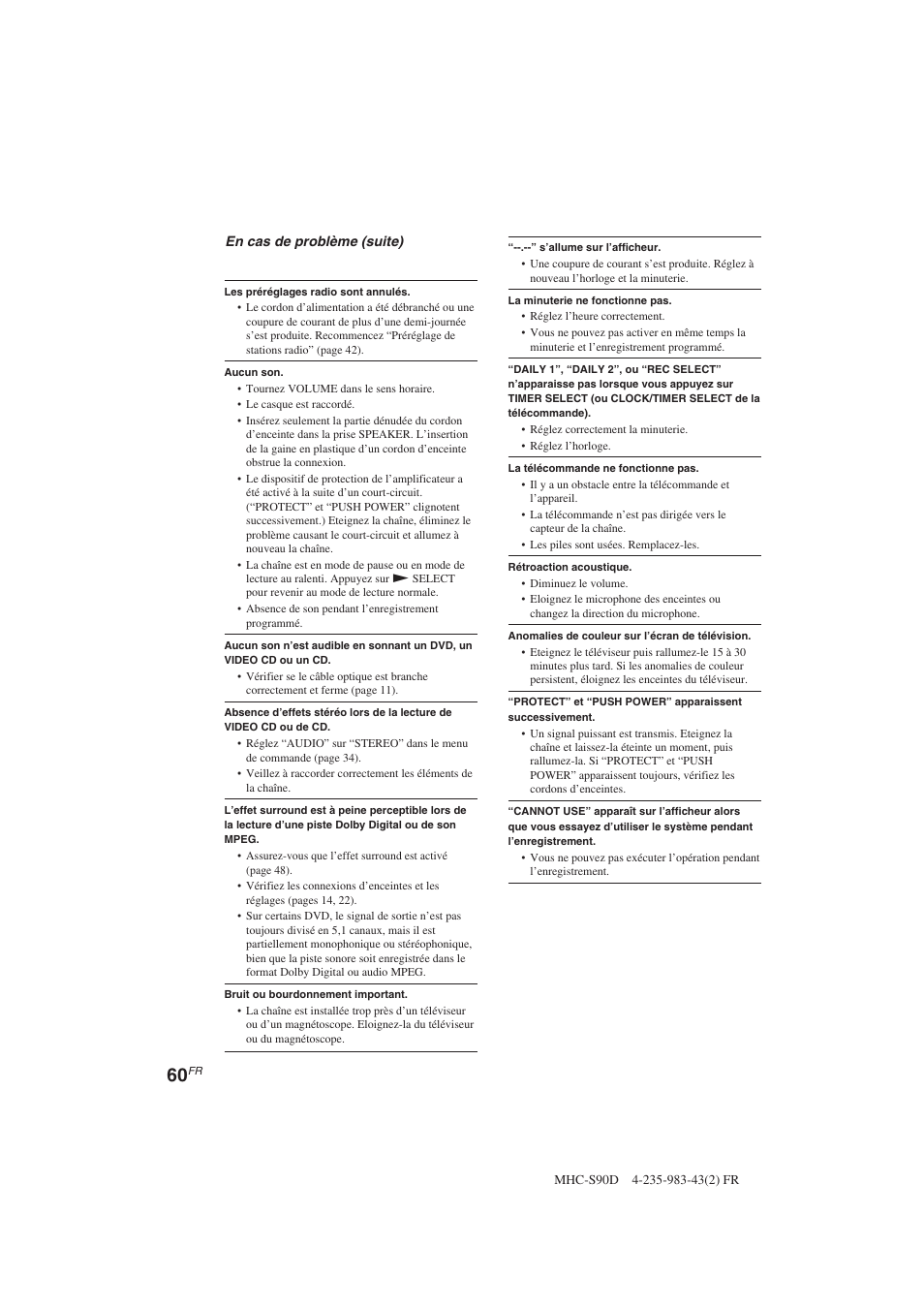 Sony MHC-S90D User Manual | Page 136 / 228
