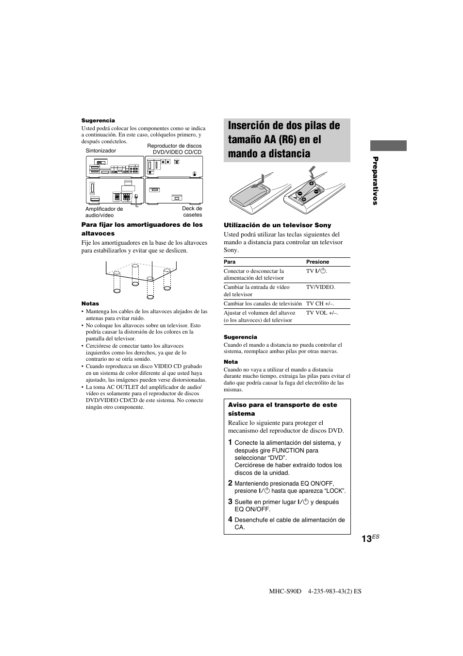 Sony MHC-S90D User Manual | Page 165 / 228