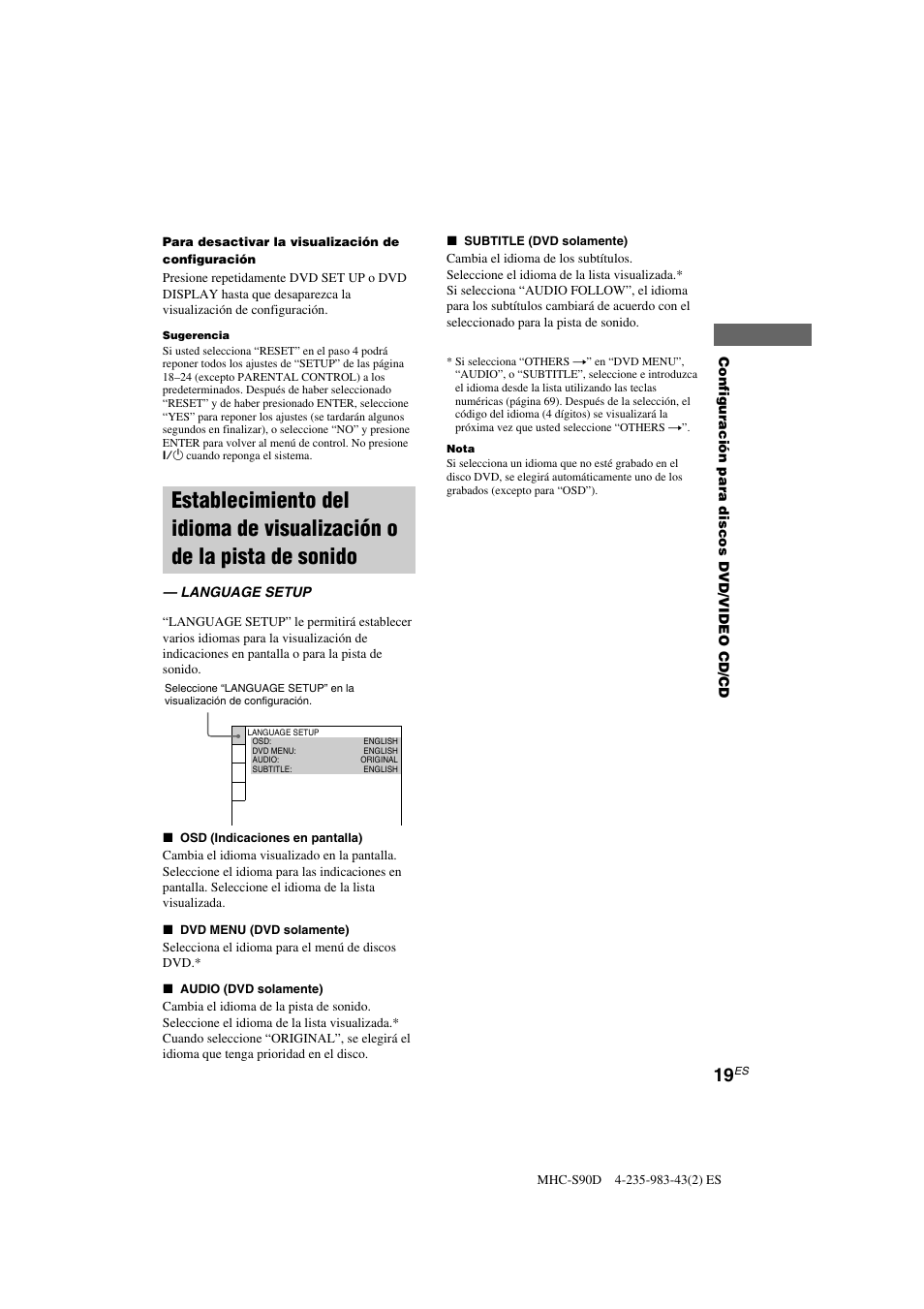 Sony MHC-S90D User Manual | Page 171 / 228