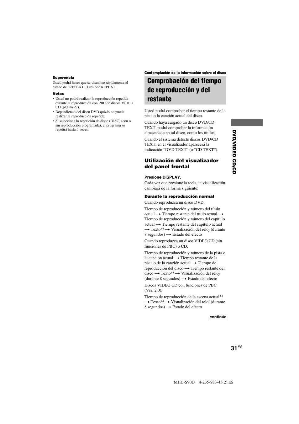 Sony MHC-S90D User Manual | Page 183 / 228