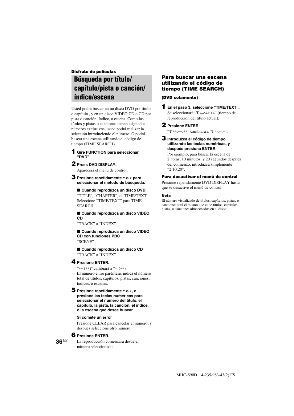Sony MHC-S90D User Manual | Page 188 / 228