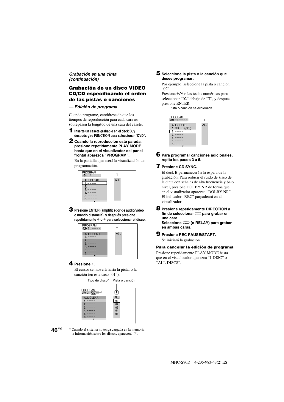 Sony MHC-S90D User Manual | Page 198 / 228