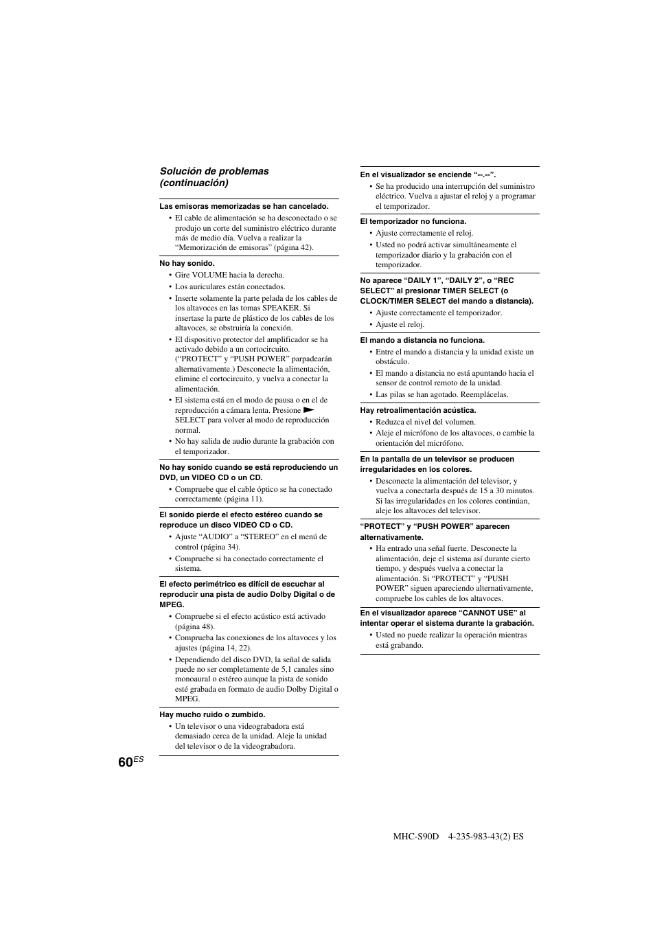 Sony MHC-S90D User Manual | Page 212 / 228