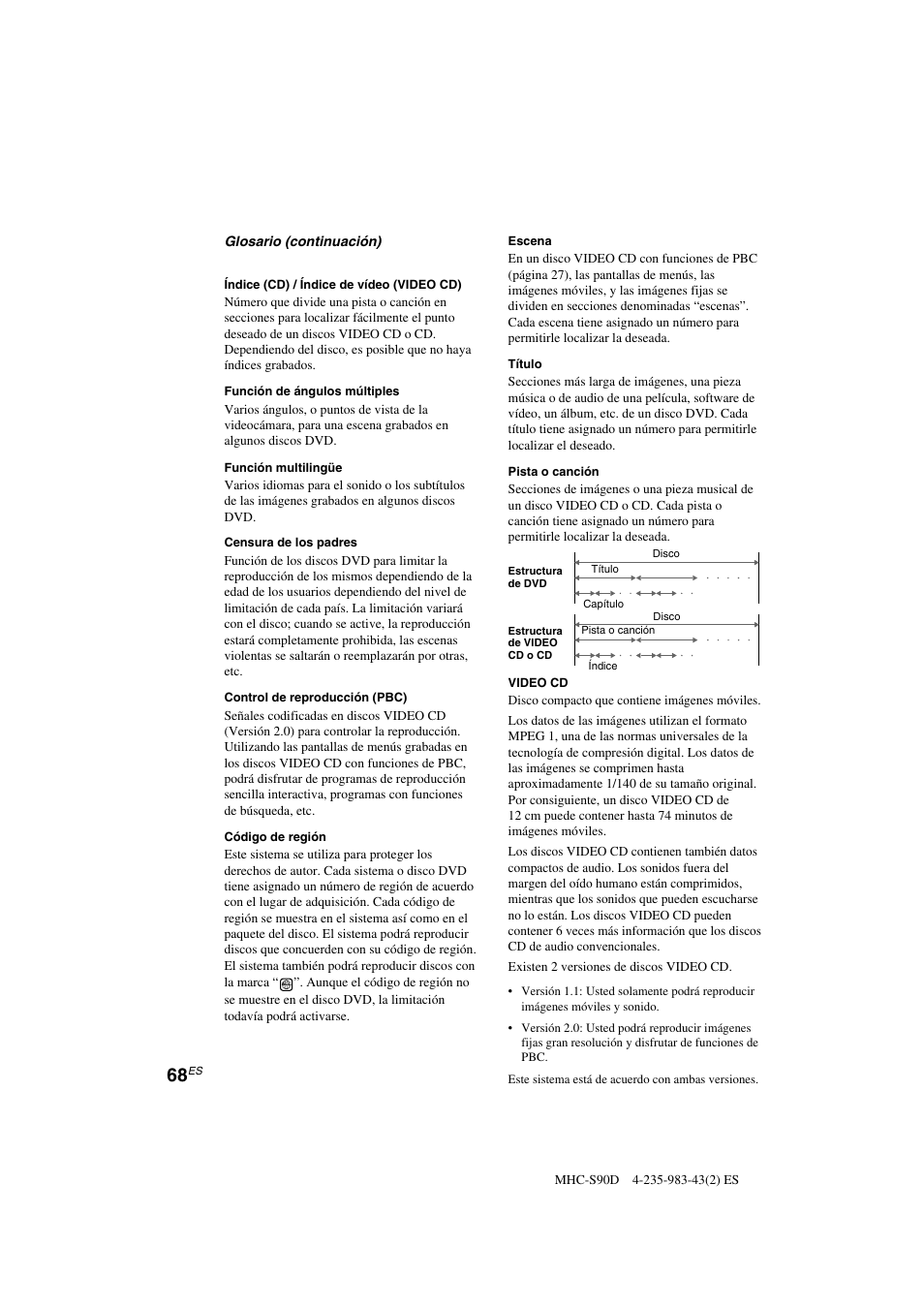 Sony MHC-S90D User Manual | Page 220 / 228