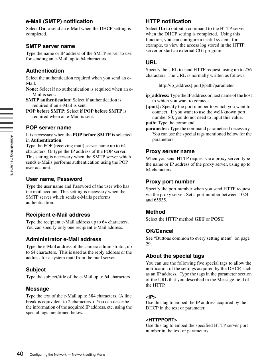 Sony IPELA SNC-P1 User Manual | Page 40 / 80