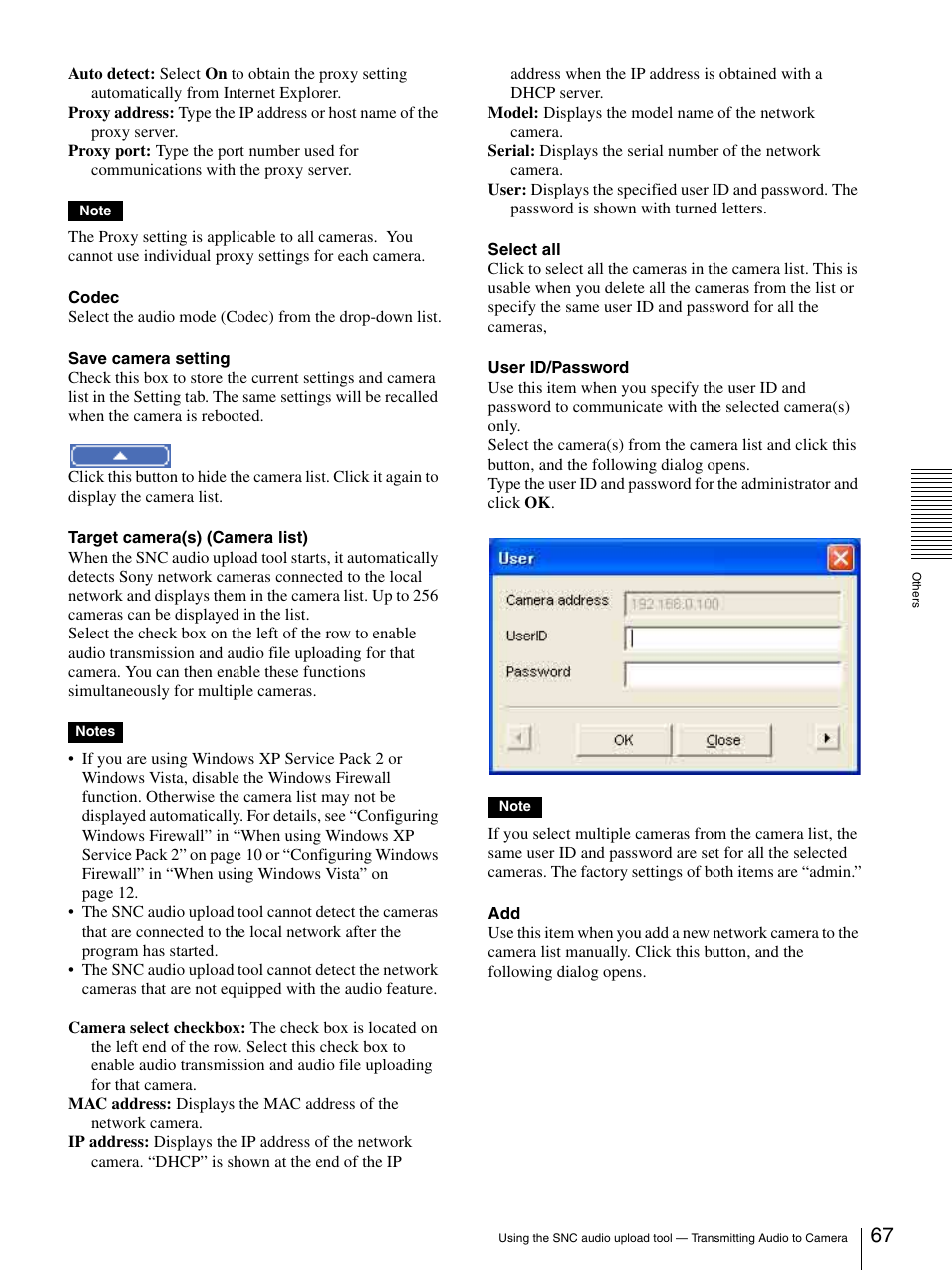 Sony IPELA SNC-P1 User Manual | Page 67 / 80
