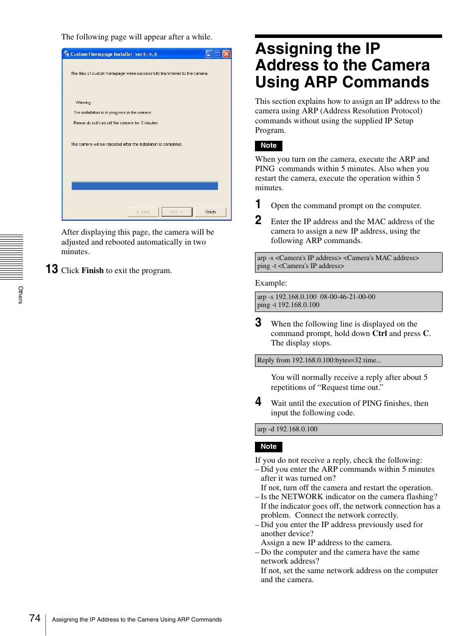 Sony IPELA SNC-P1 User Manual | Page 74 / 80