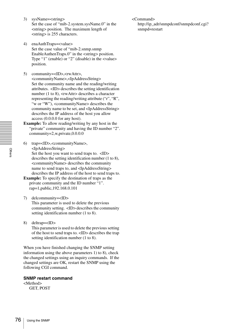 Sony IPELA SNC-P1 User Manual | Page 76 / 80