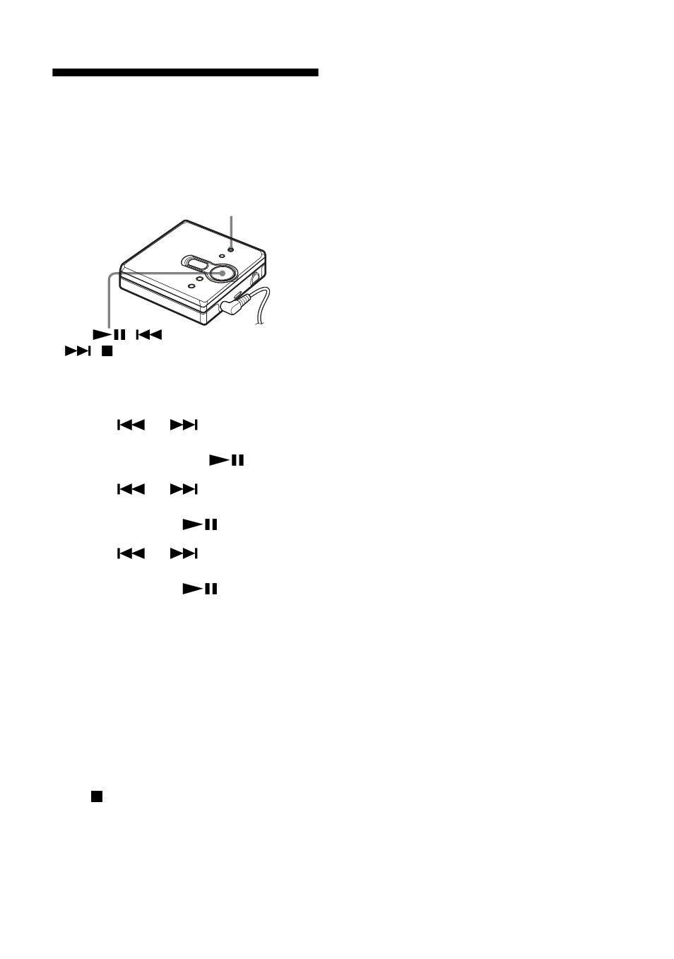 Starting the playback quickly (quick mode), 24 starting the playback quickly (quick mode) | Sony MZ-NE410 User Manual | Page 24 / 68