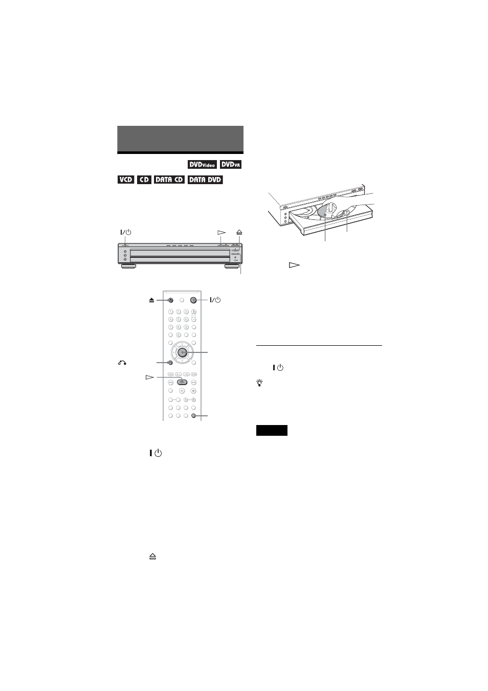 Playing discs, Button (22) | Sony DVP-NC66K User Manual | Page 22 / 84