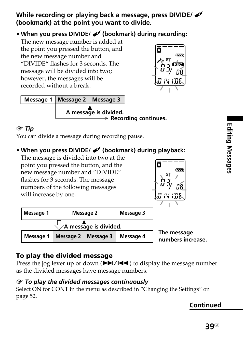 Sony ICD-ST20 User Manual | Page 39 / 68