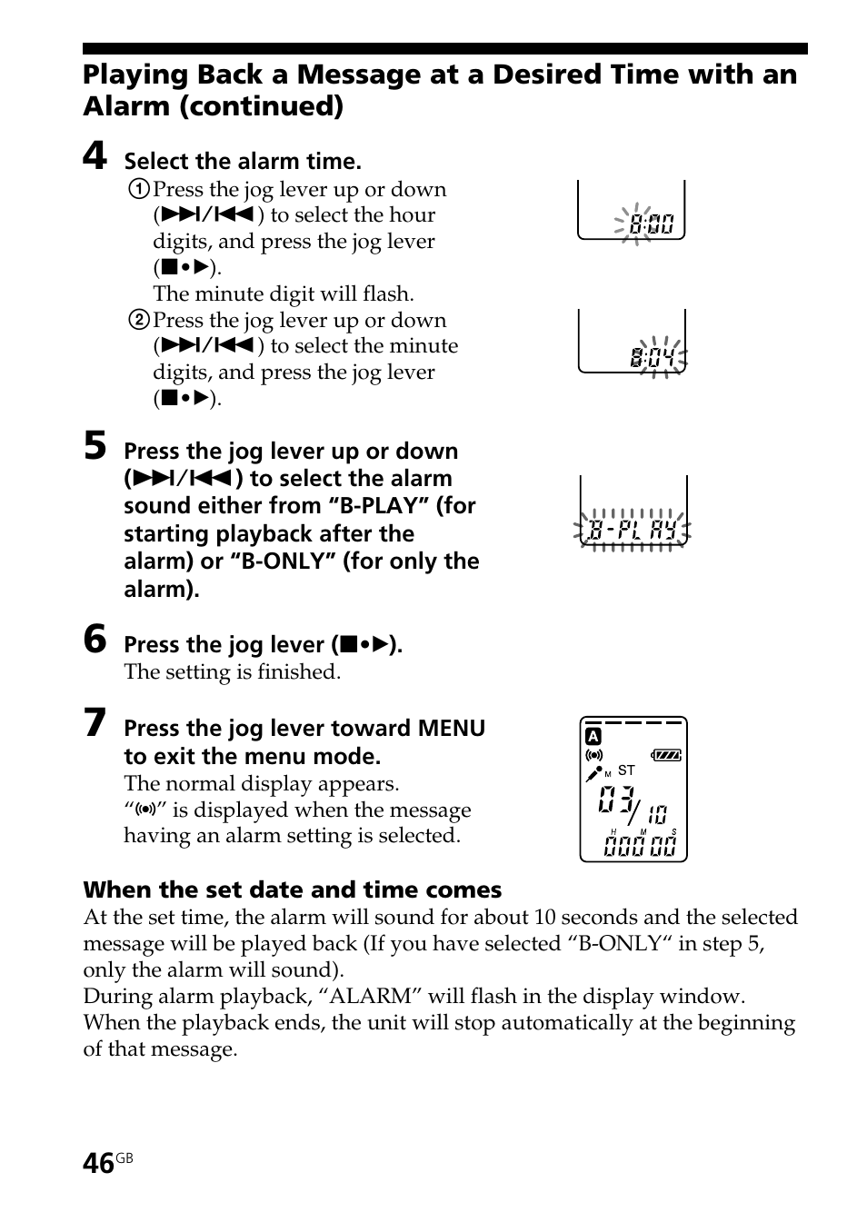 Sony ICD-ST20 User Manual | Page 46 / 68