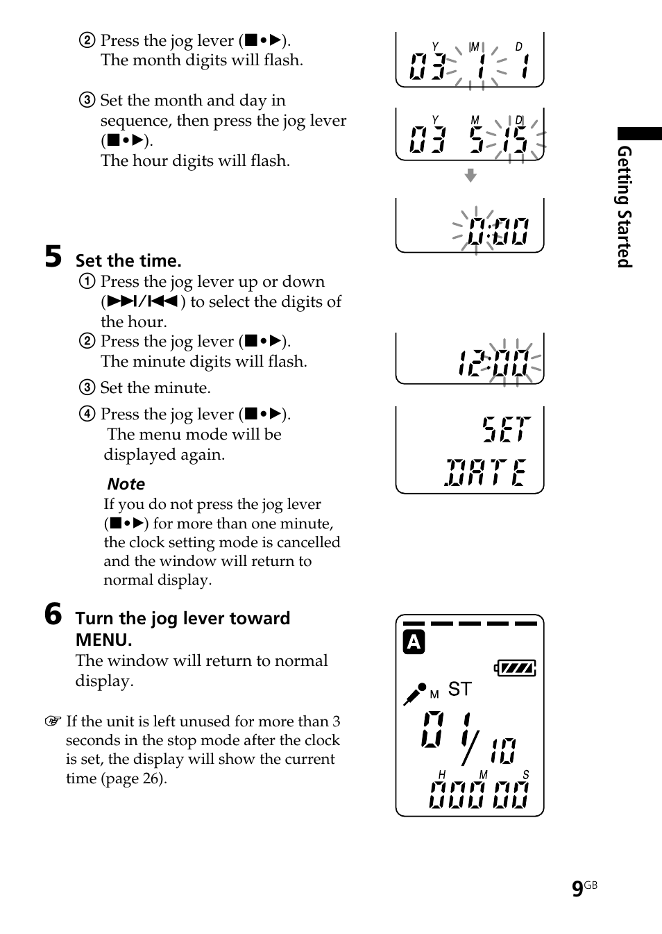 Sony ICD-ST20 User Manual | Page 9 / 68